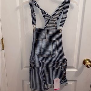 Stripped Overalls